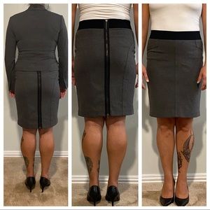 BCBGMAXAZRIA Pencil skirt with back zipper detail